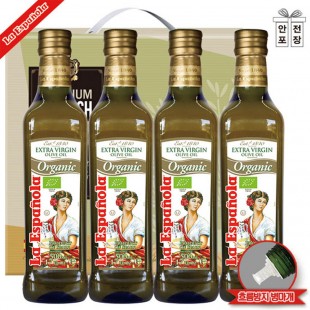 (스페인직수입)에스파뇰라 유기농올리브유4P(4종)